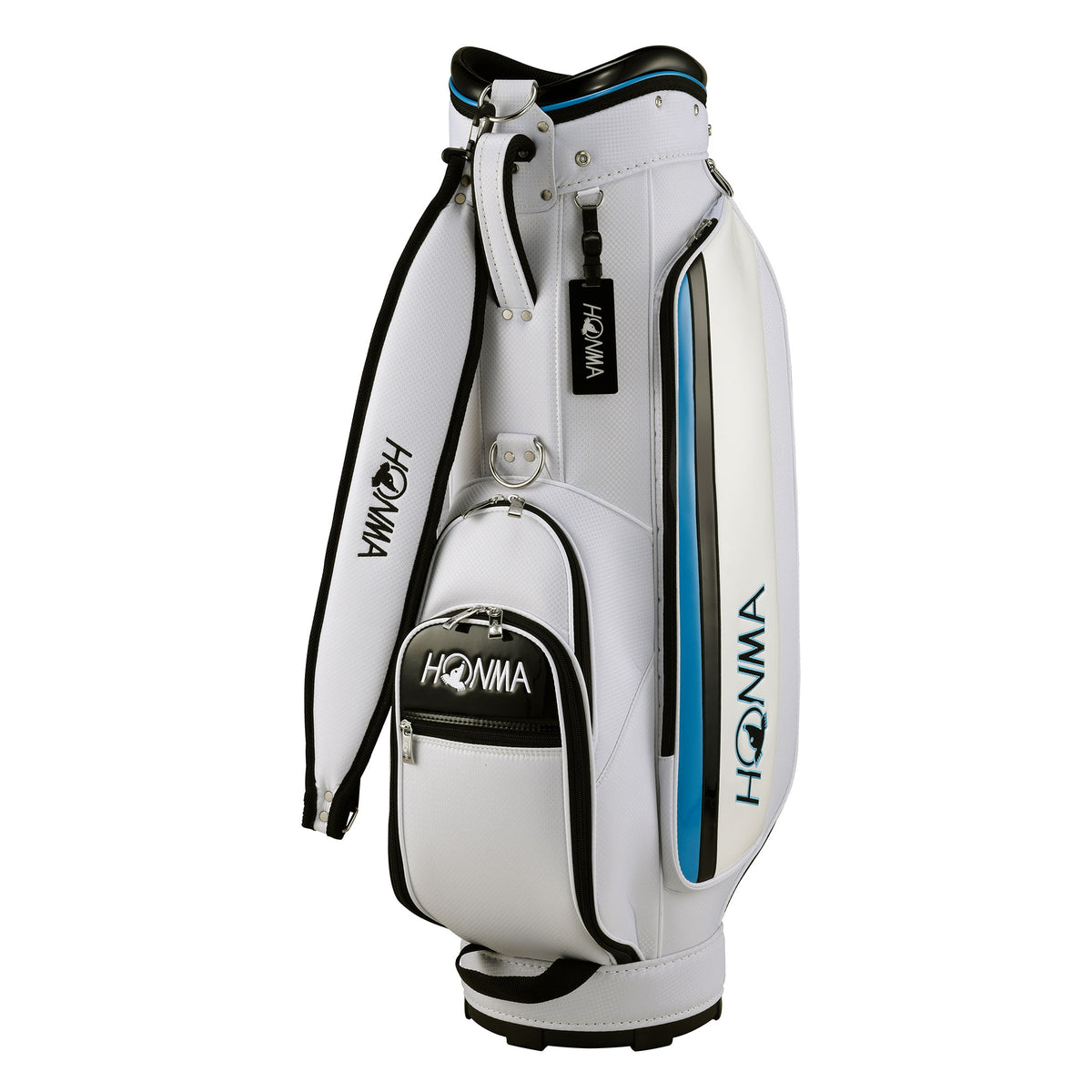 Sporty Cart Bag, White & Light Blue, White & Red or Navy 9