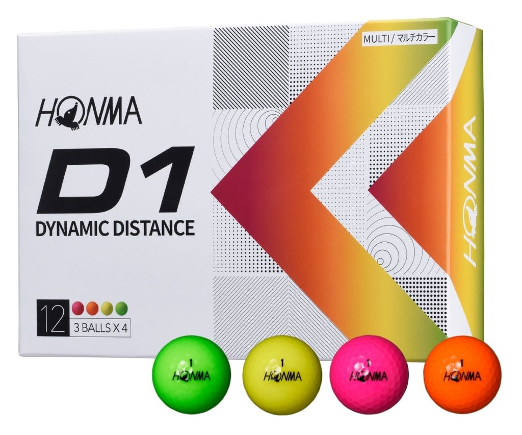 Honma D1 Multi-Color Golf Balls