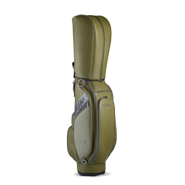 【HONMA】ゴルフバッグ　トリコロール Faux Crocodile Cart Bag - Khaki – Honma Golf