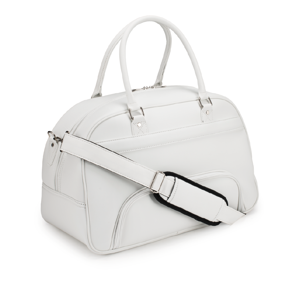 Classic Hold-All Boston Bag - White