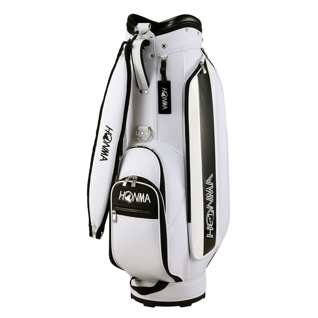 Lightweight Cart Bag, White & Black or Black & Gray 9" CB12310