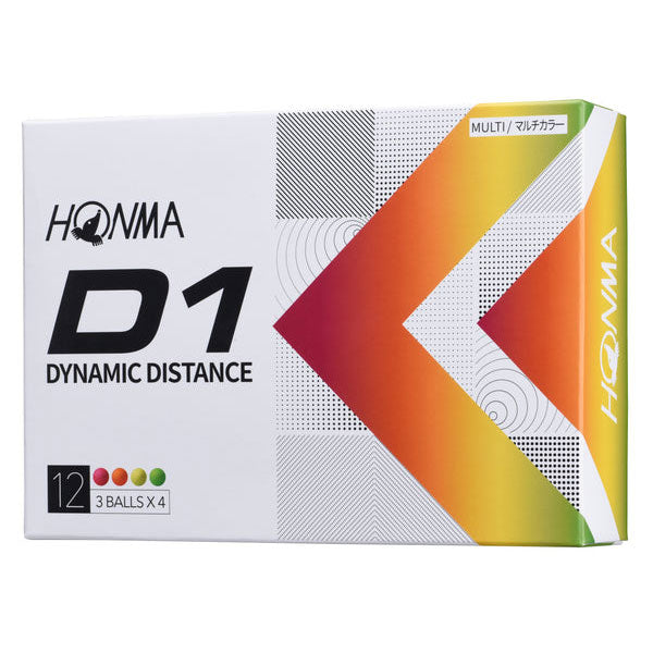 D1 GOLF BALLS (MULTI-COLOR)